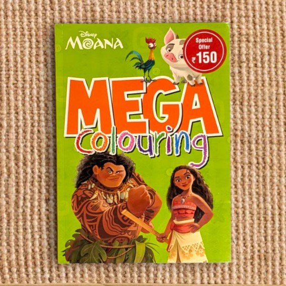 Disney Moana Mega Colouring Book – Fun Coloring Pages for Kids
